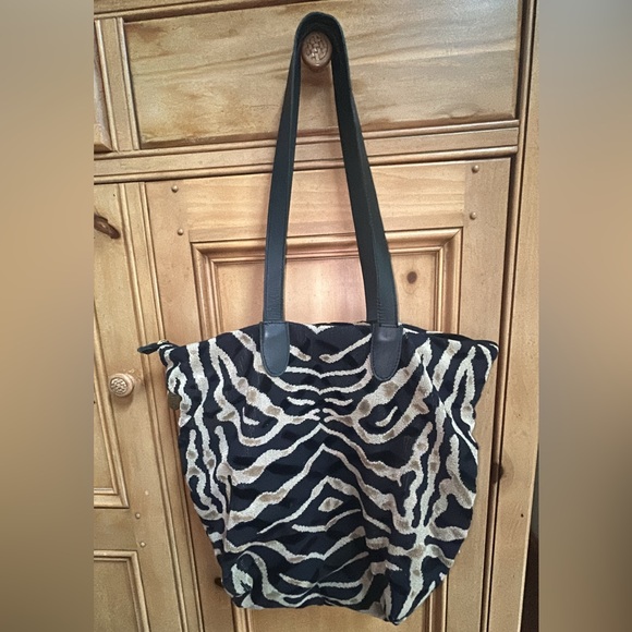 Gevive by Boyt Purse Tapestry Shoulder Tote Large Travel Bag Overnight Carry All - Picture 10 of 14